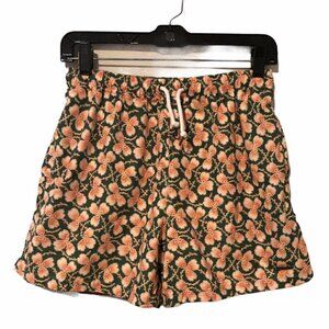 Parke & Ronen Floral Print Swim Trunks